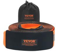 VEVOR Correa de Remolque de recuperación de 4 Pulgadas x 30 pies, Resistencia a la Rotura de 21.1 kg, Correas de Bucle reforzadas triples, Protector de árboles, Remolque y recuperación Todoterreno,