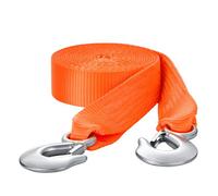 VEVOR Correa de Remolque para ATV con Ganchos, 50,8 mm x 6,1 m Capacidad de 7711 kg Cuerda de Recuperación Duradera con 2 Ganchos de Seguridad para Camiones y Vehículos para Asistencia en Carretera