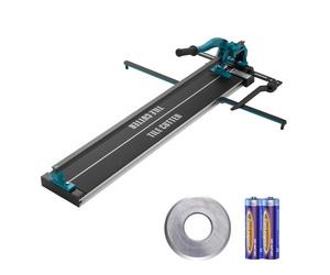 VEVOR Cortador de Azulejos 1000 mm Cortador Manual de Azulejos Muela de Corte de Carburo de Tungsteno Posicionamiento por Infrarrojos Pies Antideslizantes para Instaladores Profesionales Principiantes