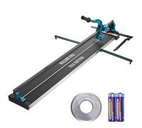 VEVOR Cortador de Azulejos 1200 mm Cortador Manual de Azulejos Muela de Corte de Carburo de Tungsteno Posicionamiento por Infrarrojos Pies Antideslizantes para Instaladores Profesionales Principiantes