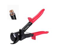 VEVOR Cortador de Cable de Trinquete, Cortador para Cables de Cobre y Aluminio de hasta 240 mm², Mangos con Recubrimiento de PVC, Herramienta de Electricista para Construcción Renovación Eléctricas