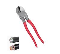 VEVOR Cortador de Cables de Alto Apalancamiento 235 mm, Con Hojas de Acero y Mangos Recubiertos de PVC, Cortador de Alambres y Cables de Aluminio 4/0 AWG, Cobre 2/0 AWG, para Trabajos Eléctricos
