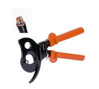 VEVOR Cortador de Cables de Trinquete 325 mm, Cortador de Alambres y Cables de Cobre-Aluminio 500 mm², Cortacables con Hojas de Acero con Mangos Recubiertos de PVC y Botón de Liberación Rápida