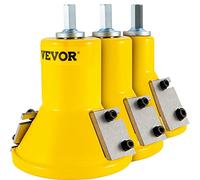 VEVOR Cortador de espiga, 1"/25,4 mm y 1,5"/38 mm y 2"/50,8 mm, cortador de muebles de troncos de aluminio y acero de primera calidad, con cuchillas rectas dobles y tornillos de botón, kit maestro par