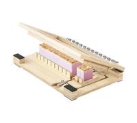 VEVOR Cortador de Jabón 2 en 1, para 1-12 Barras de 2,5 cm de Grosor, con Marco de Madera Natural y Alambres Adicionales, Herramienta para Cortar Jabón Hecho a Mano para Velas, 400 x 275 x 60 mm
