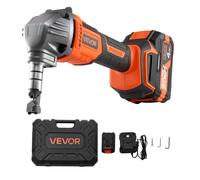 VEVOR Cortador de Metal Inalámbrico con Batería de 20 V y 4000 mAh, Eficiente Motor sin Escobillas de 2200 RPM, con Estuche de Plástico para Cortar Láminas de Acero y Aluminio, Rendimiento Potente