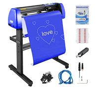 VEVOR Cortador de Vinilo, Máquina de Cortador de Plotter de Vinilo de 720mm, Vinilo Cortador Letrero para Corte Negro Azul