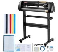 VEVOR Cortador de Vinilo Windows XP/VISTA/7/8/10 Plotter de Corte de Vinilo 16MB Máquina Cortadora de Vinilo de 720cm para Grabar Anuncio, Películas de Letras de Transferencia de Calor 13,5kg
