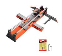 VEVOR Cortadora de Azulejos Manual 1000 mm con Cabezal Deslizante Mejorado, Base con Resorte, Guía de Alineación, Corte Recto y Diagonal, Ruedas de Corte 8 y 22 mm para Suelo Baldosas Pared y Cerámica