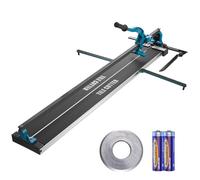 VEVOR Cortadora de Azulejos Manual 1200 mm Espesor 4-15 mm | para Instaladores Profesionales y Principiantes, con Guía Infrarroja, Muela de Carburo de Tungsteno y Patas de Soporte