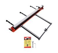 VEVOR Cortadora de Azulejos Manual 1600 mm, Capacidad de 50 kg, Corte Recto y Diagonal con Riel de Aluminio, Guía de Alineación, 2 Ruedas de Corte 8 y 22 mm para Cerámica Pared Suelo Obras Baldosas