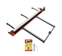 VEVOR Cortadora de Azulejos Manual 1800 mm, Capacidad de 50 kg, Corte Diagonal y Recto con Ruedas, Riel de Aluminio, Guía de Alineación, 2 Ruedas de Corte 8 y 22 mm para Cerámica Suelo Obras Pared