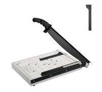 VEVOR Cortadora de Papel Ancho de Corte de 38,1 cm, Guillotina de Papel Máximo 16 Hojas a la Vez, Cizalla Cortadora con Dispositivo de Seguridad Corte Preciso para Oficina, Imprenta, Estudio Escolar