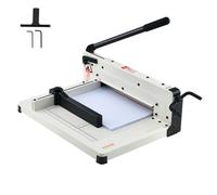 VEVOR Cortadora de Papel de Alta Resistencia Cortadora de Papel Industrial y Comercial de 304,8 mm para Papel A4, Capacidad para 400 Hojas Cortadora de Papel Apilado para Oficina, Escuela, Blanco