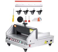 VEVOR Cortadora de Papel Eléctrica, Ancho de Corte de 330,2 mm y Profundidad de Corte de 40 mm Cortadora de Papel de Escritorio con Control por Botones para Hogares, Oficinas, Escuelas e Imprentas