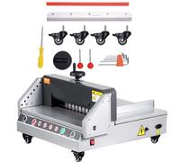 VEVOR Cortadora de Papel Eléctrica, Ancho de Corte de 330,2 mm y Profundidad de Corte de 40 mm Cortadora de Papel de Escritorio con Control por Botones para Hogares, Oficinas, Escuelas e Imprentas