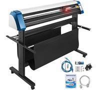 VEVOR Cortadora de Vinilo Máquina Cortadora de Vinilo Ancho máximo del cortador 1260 mm Trazador de Vinilo con Alimentación de Papel 1350 mm Corte Semiautomática Señalización de Posicionamiento Manual