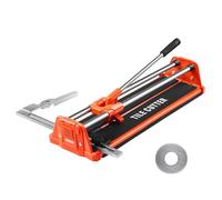 VEVOR Cortadora Manual de 43 cm para Azulejos de Pared y Pulidos, Rieles Dobles para Cortes Precisos, Rueda de Carburo de Tungsteno, Mango Antideslizante, Barra de Presión Antidesplazamiento