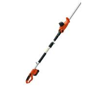 VEVOR Cortasetos a Batería 20 V Cortasetos Inalámbrico Cuchilla de Acero de Doble Filo 45,7 cm Mástil Telescópico 188-239 cm Cortasetos Eléctrico con Cargador Rápido para Plantas Altas