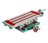 VEVOR Cruz Fresadora Compuesto 2 Ejes 4 Formas, Mesa de Trabajo Multifuncional 450X170mm 30KG, Mesa de Fresado Deslizante para Todos los Soportes de Perforación Fresadora de Banco