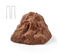 VEVOR Cubierta de Roca Artificial Decorativa para Jardín, de HDPE, Aspecto Realista, Piedra Hueca para Ocultar la Bomba de Pozo, Paisajismo Exterior, Marrón, Tamaño Pequeño, 360 x 410 x 270 mm