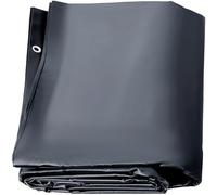 VEVOR Cubierta de Seguridad para Piscina Tamaño de 4 x 7 m Cobertor de Piscina Rectangular, Tamaño de Piscina de 3,7 x 6,7 m Lona de Piscina de PVC Color Carbón, Fácil de Instalar y Prevenir Escombros