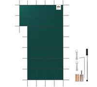 VEVOR Cubierta de Seguridad para Piscina Tamaño de Cubierta 5,49x10,36m Cobertor para Piscina Rectangular Tamaño de Piscina 4,88x9,75 m Lona de Piscina para Todo Tipo de Piscinas de Hogar Jardín Hotel