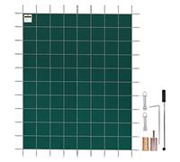 VEVOR Cubierta de Seguridad para Piscina Tamaño de Cubierta 6,7 x 12,8 m Cobertor para Piscina Rectangular Tamaño de Piscina 6,1 x 12,2 m Lona de Piscina para Piscinas Enterradas de Hogar Jardín Hotel