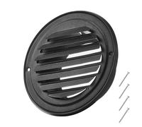 VEVOR Cubierta de Ventilación de Pared de 145 mm, Redonda, con Rejilla de Ventilación, Acero Inoxidable de Primera Calidad, con Mampara de Protección Integrada, para Casa, Baño, Garaje, 2 uds