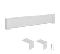 VEVOR Cubierta Frontal Estándar de Radiadores Eléctricos a Zócalo, Serie Premium, 1222 x 81 x 193 mm, Cubierta de Repuesto Acero Resistente, Agujero Completamente Abierto, a Dormitorio, Blanco