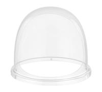 VEVOR Cubierta para Máquina de Algodón de Azúcar, Cúpula Acrílica Transparente, Compatible con Recipiente de Máquina de Algodón de Azúcar 381 mm, para Fiestas, Tiendas, Diseño de Ranura Inferior