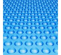 VEVOR Cubierta Solar para Piscina Manta Solar Redonda de Radio de 3,05 m para Piscinas Cubierta Solar para Piscina Enterrada sobre el Suelo Cubiertas Solares de Color Azul de 15 mil para Piscinas