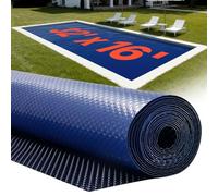 VEVOR Cubierta Solar para Piscina Rectangular, 9,75 x 4,88 m, con Material de Burbujas y PE, Absorción de Calor Durante el Día, Retención de Calor Durante la Noche, 0,4 mm de Grosor, Color Azul