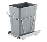 VEVOR Cubo de Basura Extraíble para Armarios de Cocina, Montaje Bajo Encimera, con Sistema Deslizante de Extensión Completa Metal Resistente y Asa, para Fregadero y Encimera, 407 x 285 x 483 mm