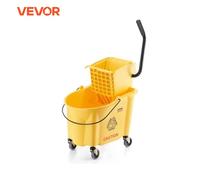 VEVOR Commercial Mop Wringer Bucket 33 L Carro para Lavado de Pisos