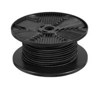 VEVOR Cuerda elástica de 3/8 pulgadas, carrete de 120 pies/36 m, correas elásticas resistentes, cuerda elástica 100 % elástica para carga, lonas, acampada, kayak y manualidades, color negro