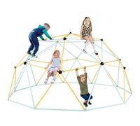 VEVOR Cúpula de Escalada, Centro de Juegos Escalador de Cúpula Geométrica para Niños de 3 a 10 Años con Agarre de Escalada, Equipo de Juego para Patio Trasero al Aire Libre, 366 x 366 x 182 cm