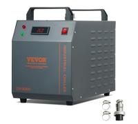 VEVOR CW-3000 - Enfriador de Agua Industrial refrigerado por Aire, Sistema de refrigeración con Tanque de Agua de 12 litros de Capacidad de 12 l/min, caudal máximo, para máquinas de Grabado y Corte