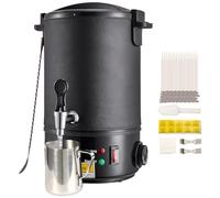 VEVOR Derretidor de cera para hacer velas, olla eléctrica grande de 6.5 litros, boquilla fácil de verter y control de temperatura de 9 niveles, fácil de limpiar para velas, jabón, crema, belleza