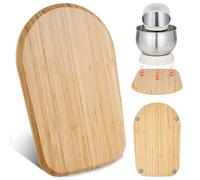 VEVOR Deslizador Ovalado de Mezclador, Deslizador 368 x 239 x 23 mm Compatible con Batidoras de 4,5 a 5 Cuartos de Galón con Cabezal Inclinable para Encimera de Cocina, Color de Madera, 1 Pieza