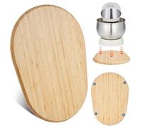 VEVOR Deslizador Ovalado de Mezclador, Deslizador 399 x 282 x 23 mm Compatible con Batidoras de Pedestal con Cabezal Inclinable Batidoras de 5,5 a 8 Cuartos para Encimera de Cocina, Color Madera