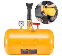 VEVOR Destalonador de Neumáticos, 37,9 L, Presión de Trabajo de 0,6-0,8 MPa, Bomba de Aire para Camionetas, Vehículos Todoterreno, Jeep, Tractores, Camiones UTV, Amarillo, 560 x 360 x 585 mm
