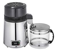 VEVOR Destilador de Agua de Acero Inoxidable 750W, Destilación Filtro Purificador de 4L, Destilador de Agua Portátil con Botella de Vidrio de Colección Pura Máquina para el Agua Destilada Casera