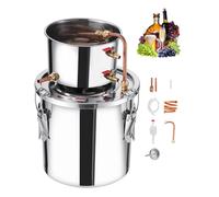 VEVOR Destilador de Agua y Alcohol de Acero Inoxidable 11,4 L Φ 250 x 250 mm