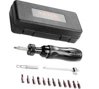 VEVOR Destornillador Dinamométrico Digital con Accionamiento de 1/4" con Pantalla LCD Rango de Par 1,13-7,91 Nm Juego de Brocas de Destornillador Dinamométrico con Escala
