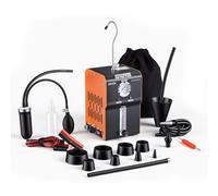 VEVOR Detector de Fugas de Humo Automotriz con Bomba de Aire Incorporada | Probador de Vacío EVAP de CC 12 V, Con Manómetro y Caudalímetro, Para Automóviles, Motocicletas, Vehículos de Todo Terreno