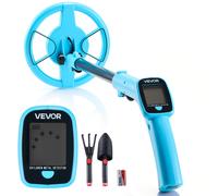 VEVOR Detector de Metales, 101.6 mm, Detector de Metales con Pantalla LCD, Bobina de Búsqueda de 152.4 mm, Detector de Oro Ajustable de 650-930 mm, Fácil de Usar, para la Exploración de Oro