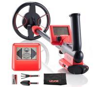 VEVOR Detector de Metales 152,4 mm Ligero con Pantalla de Detección, Bobina de Búsqueda de 152,4 mm Resistente al Agua IP68, Detector para Metales Precisión Alta para Exploración de Monedas, Oro