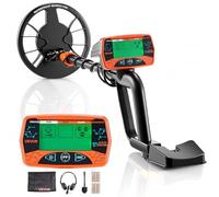 VEVOR Detector de Metales 203,2 mm Pantalla de Detección Bobina de Búsqueda de 203,2 mm Impermeable IP68 Detector para Metales para Adultos 3 Modos con Auriculares para Exploración de Monedas, Oro
