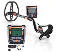 VEVOR Detector de Metales 254 mm Pantalla de Detección Bobina de Búsqueda de 225x285 mm Impermeable IP68 Detector para Metales para Adultos 5 Modos con Auriculares para Exploración de Monedas, Oro